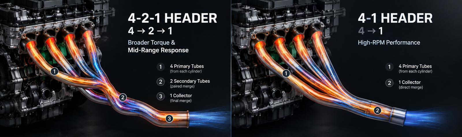4-2-1 vs 4-1 Headers: Which One Is Right for Your Car?